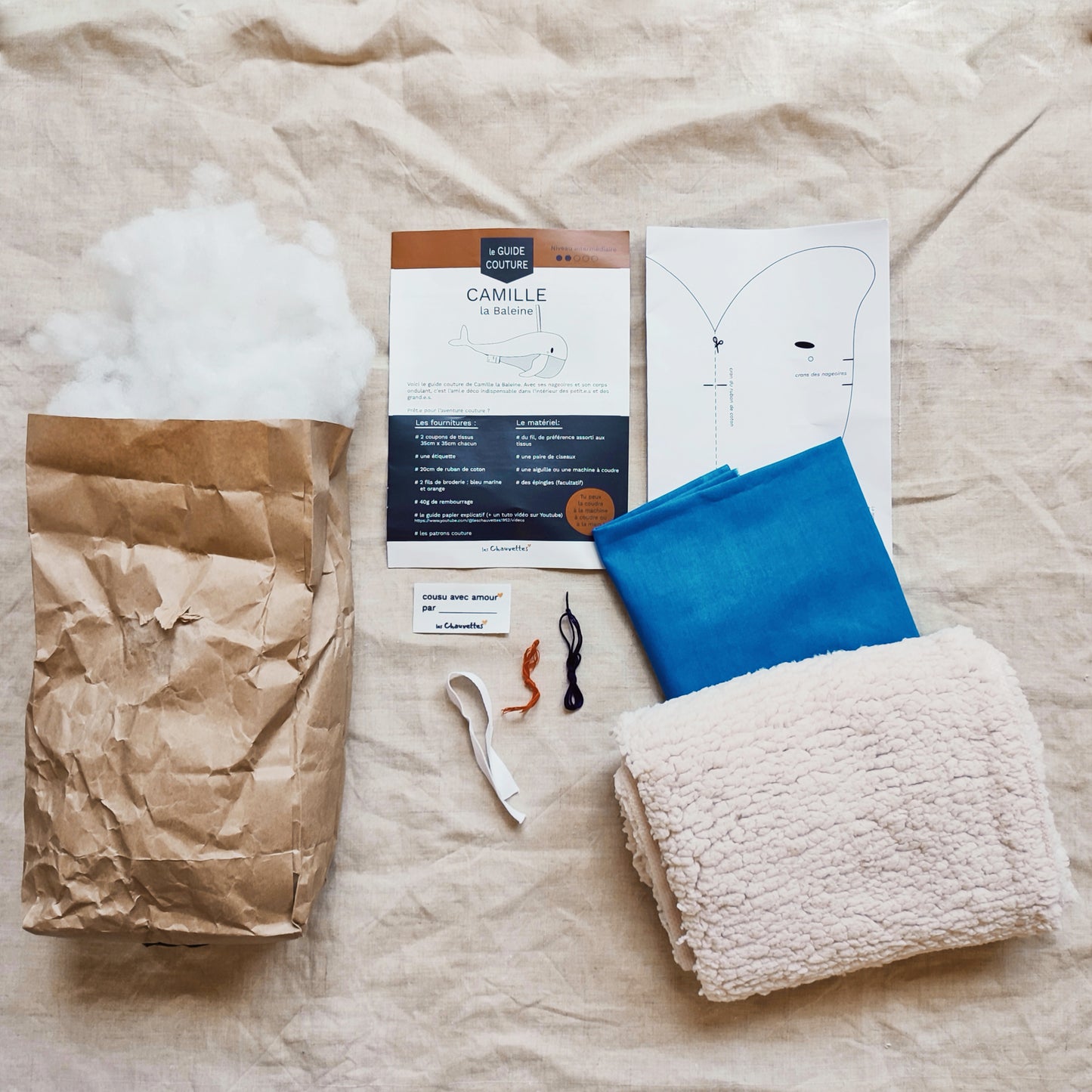Le Kit couture - CAMILLE la Baleine