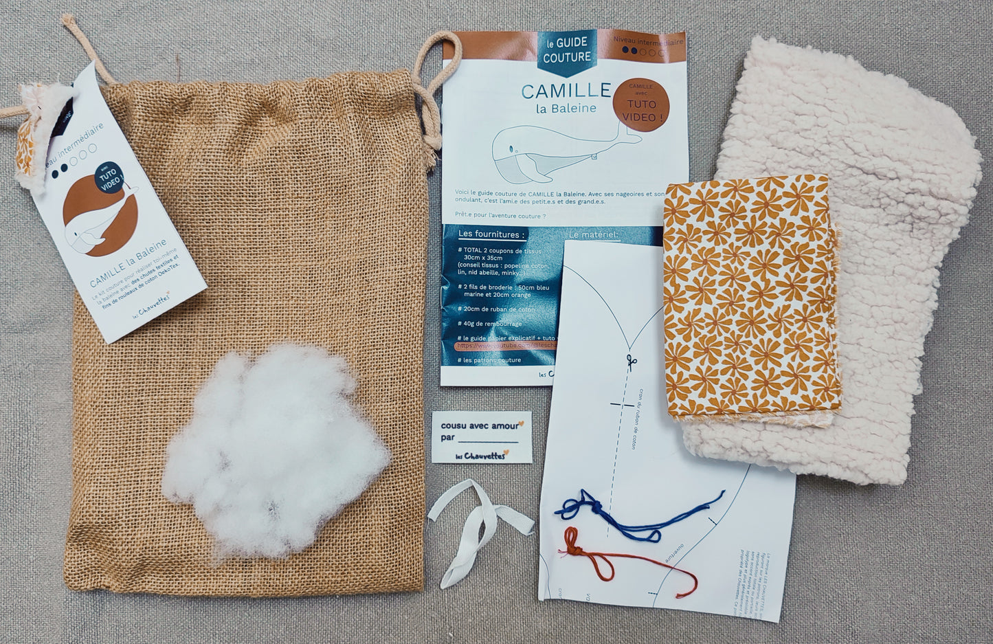 Le Kit couture - CAMILLE la Baleine
