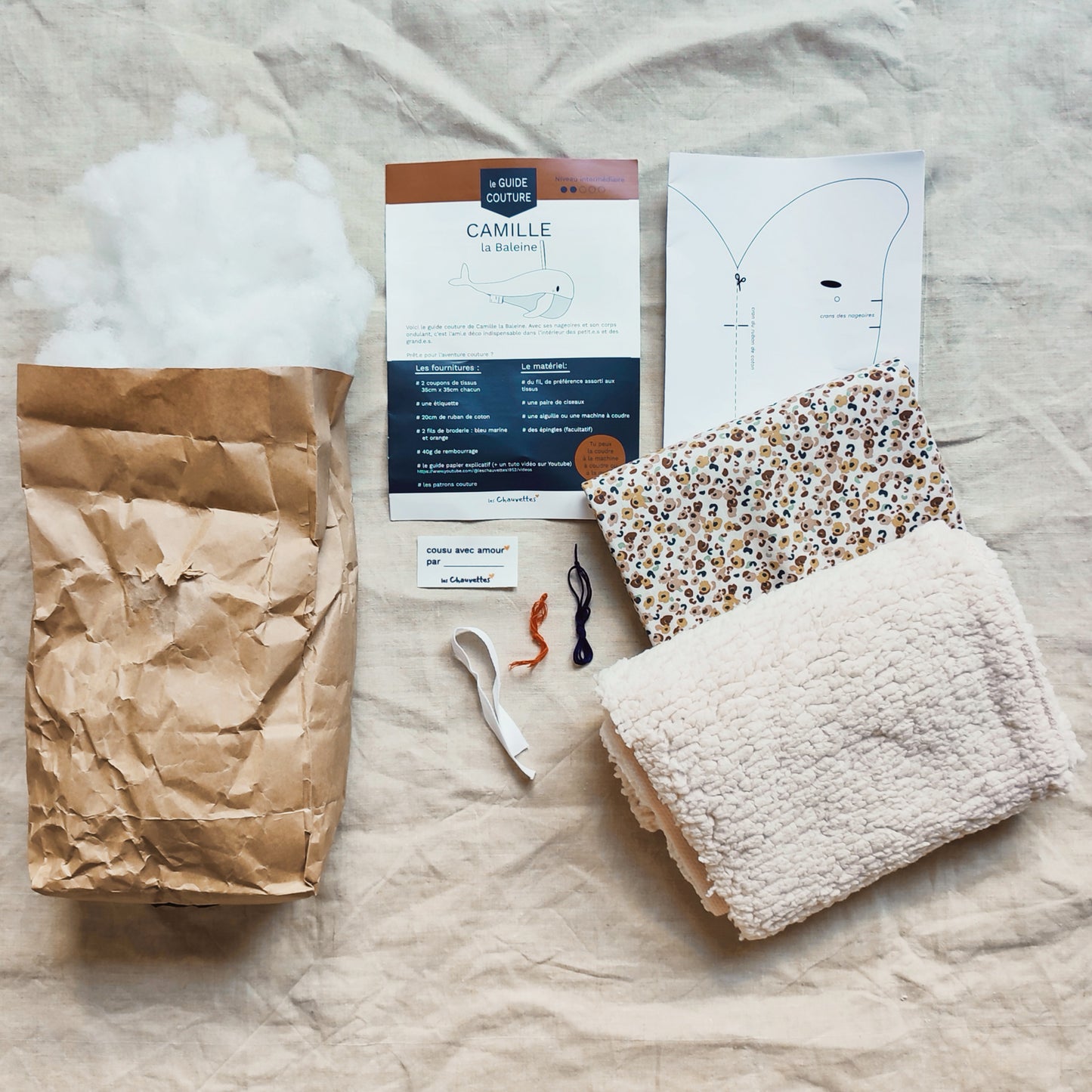 Le Kit couture - CAMILLE la Baleine