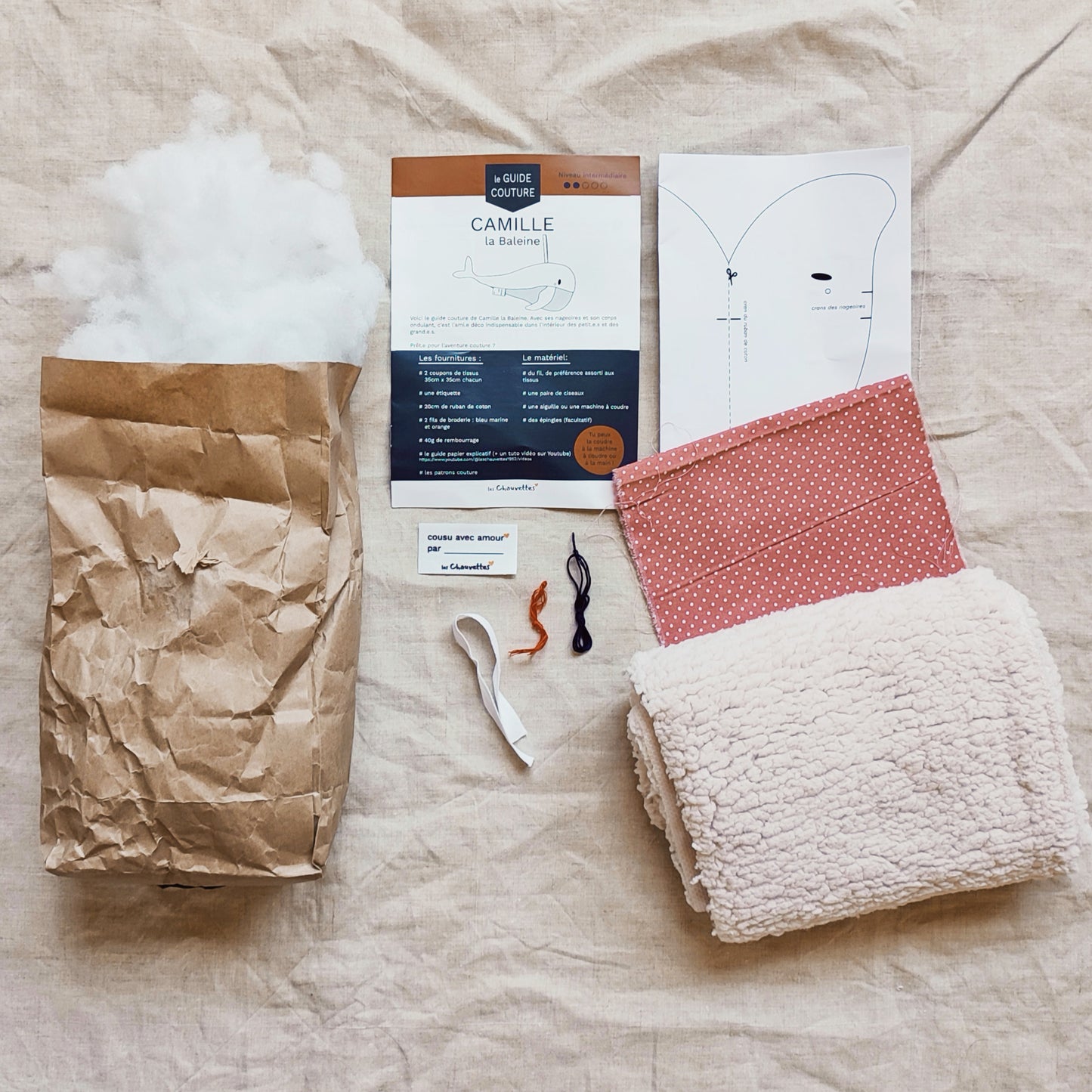 Le Kit couture - CAMILLE la Baleine