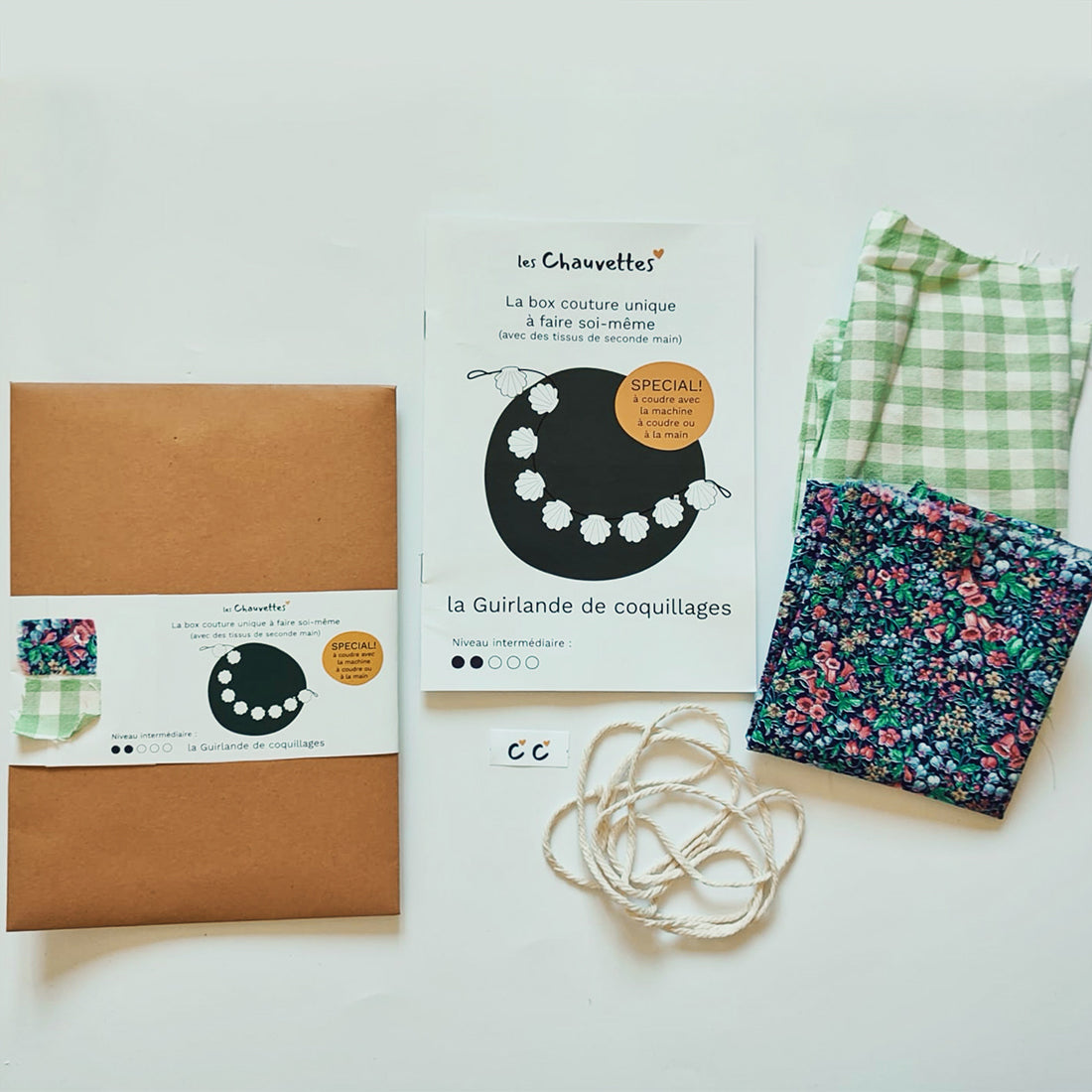 le kit couture Guirlande de coquillages