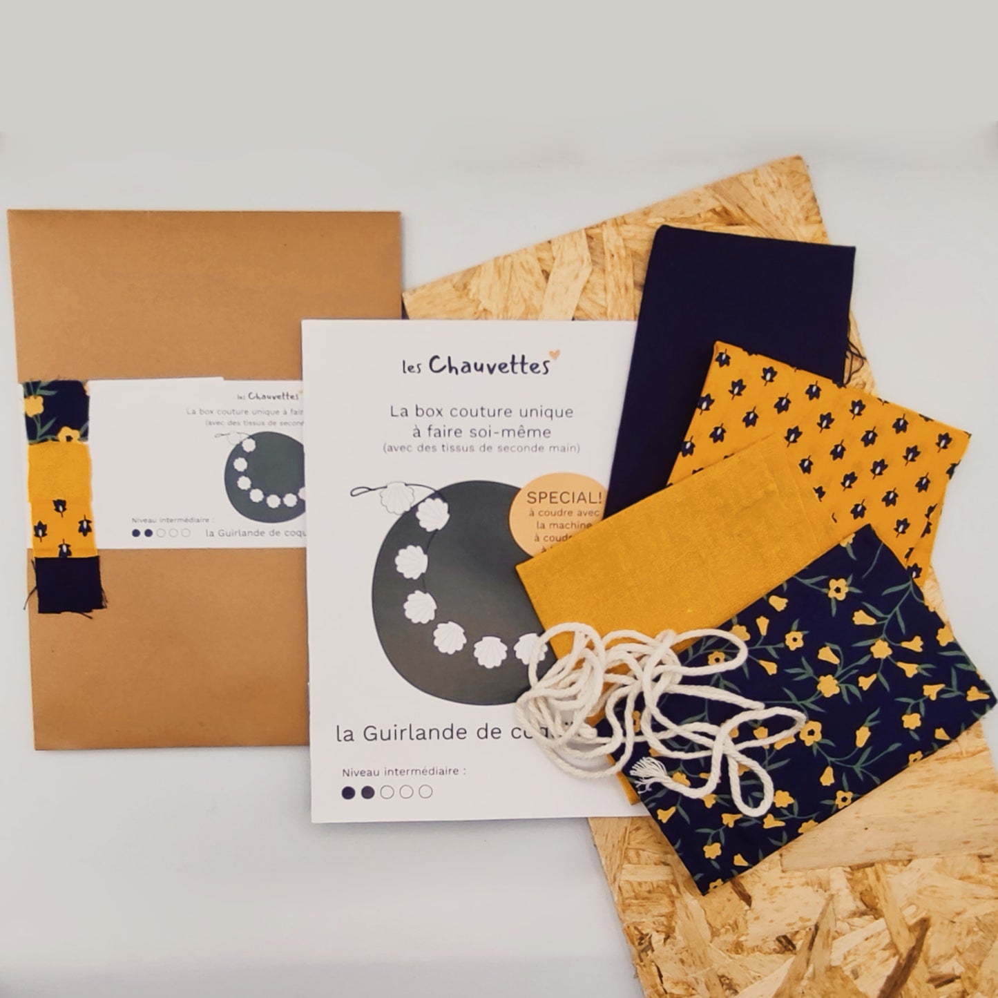le kit couture Guirlande de coquillages