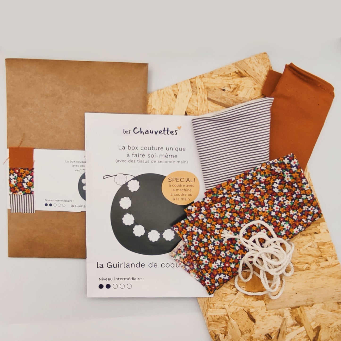le kit couture Guirlande de coquillages