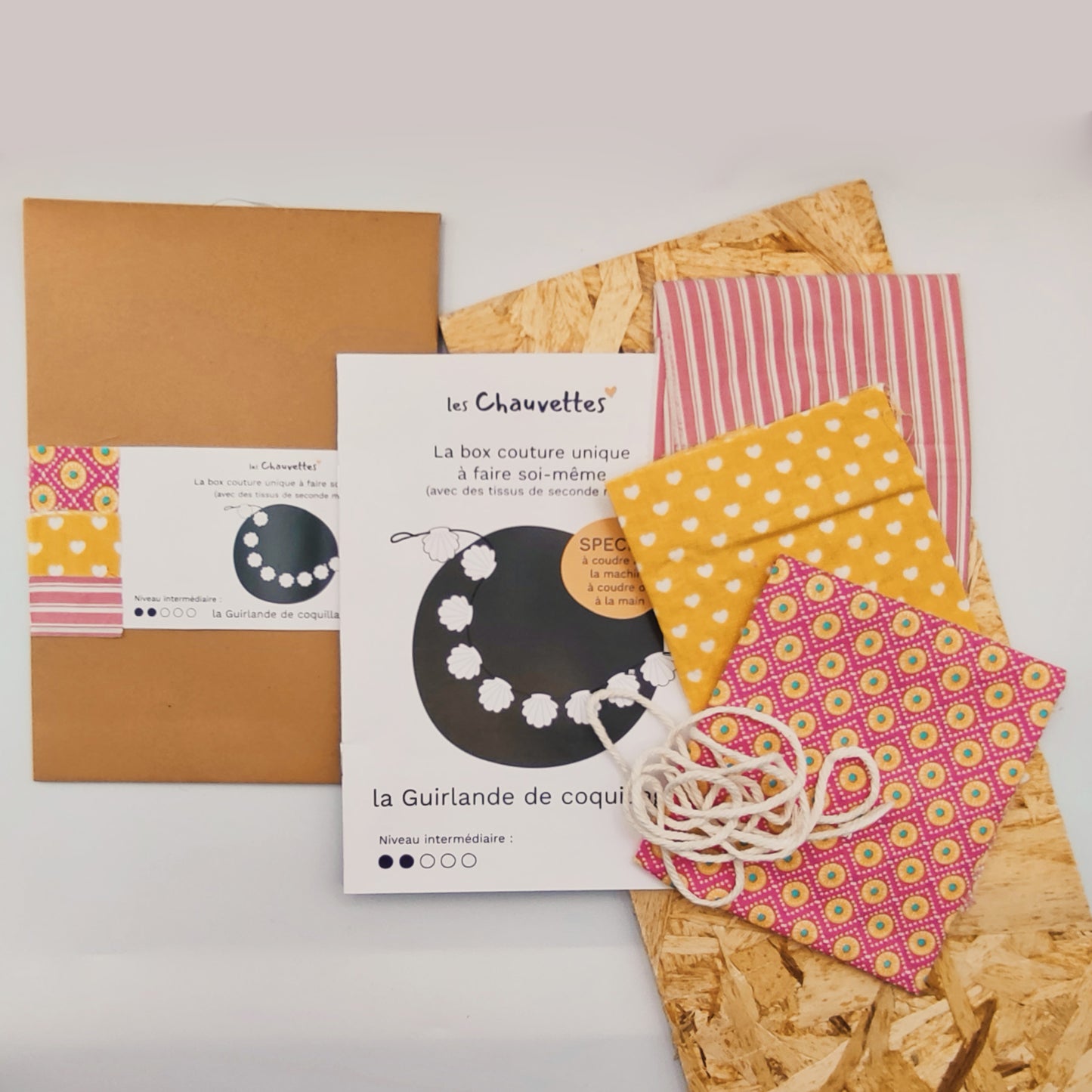 le kit couture Guirlande de coquillages