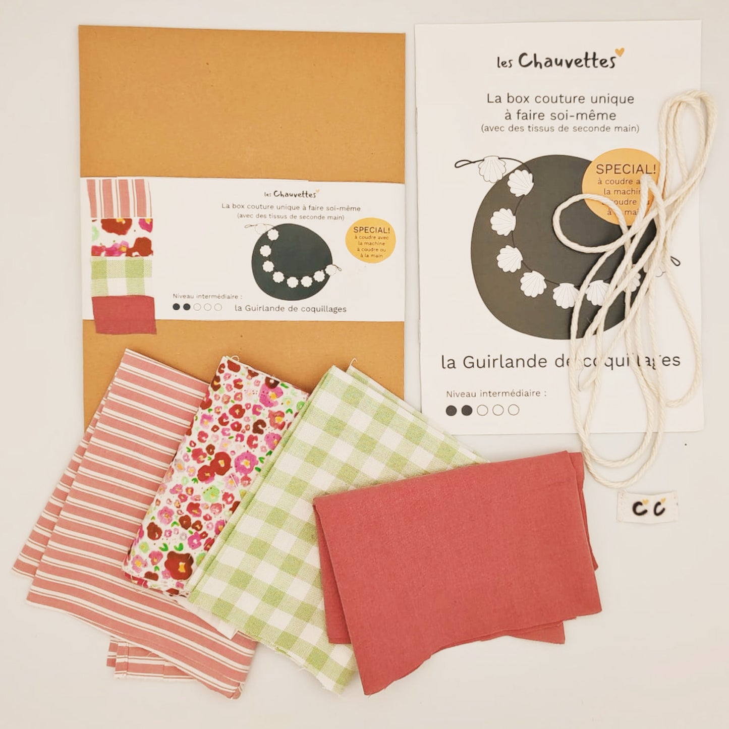 le kit couture Guirlande de coquillages
