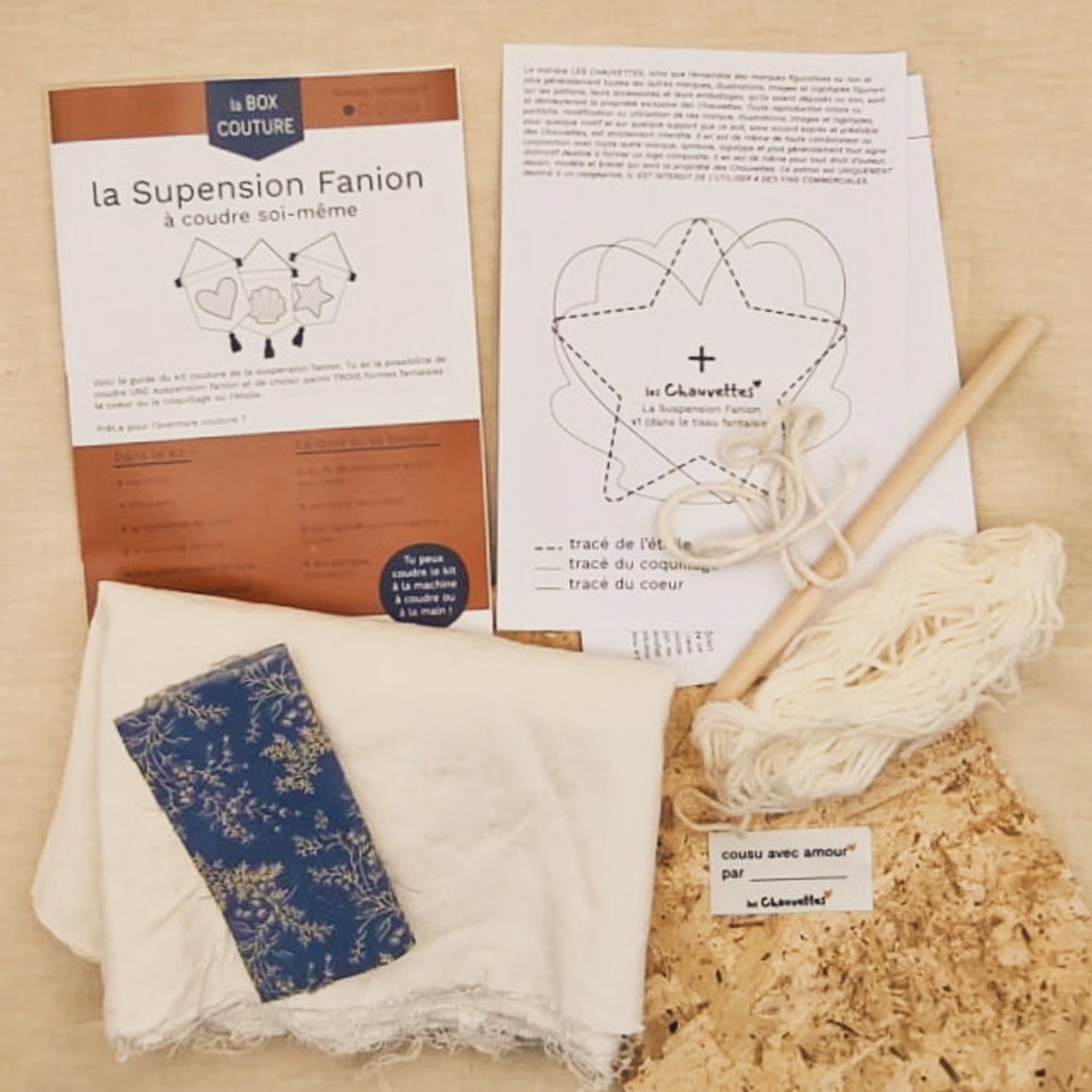 le kit couture Suspension Fanion