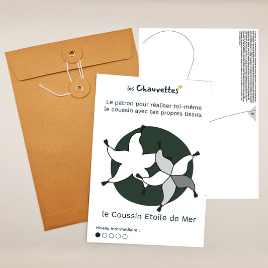 Patron Coussin Etoile - 2 versions