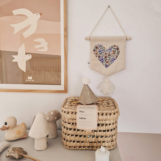 la Suspension fanion Coeur