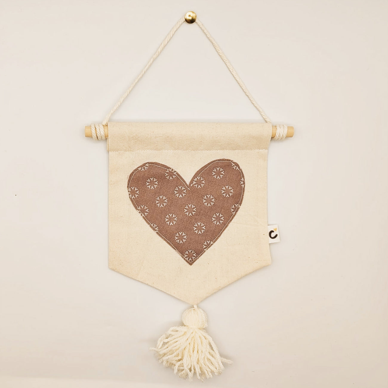 la Suspension fanion Coeur