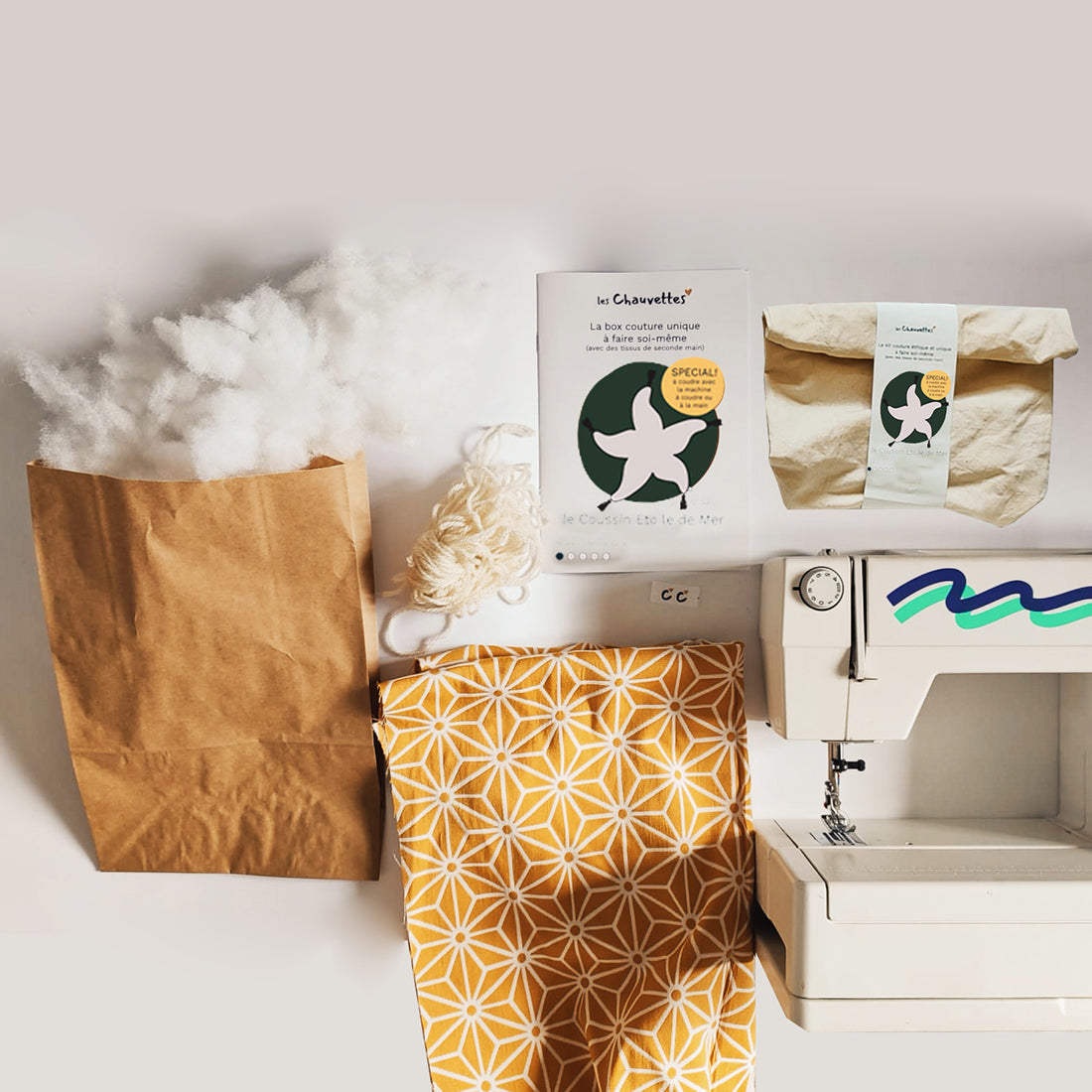 Le kit couture Coussin Etoile
