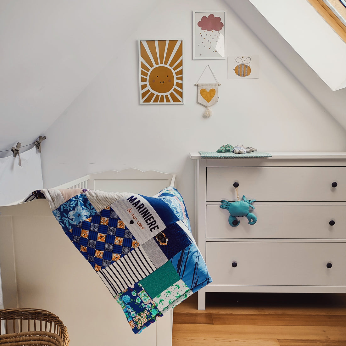 Couture naissance : crée une couverture personnalisée pour bébé