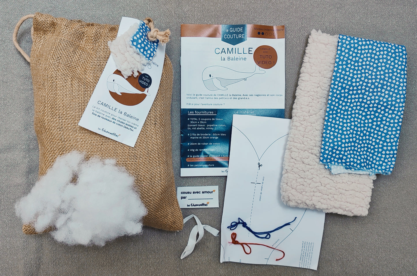 Le Kit couture - CAMILLE la Baleine