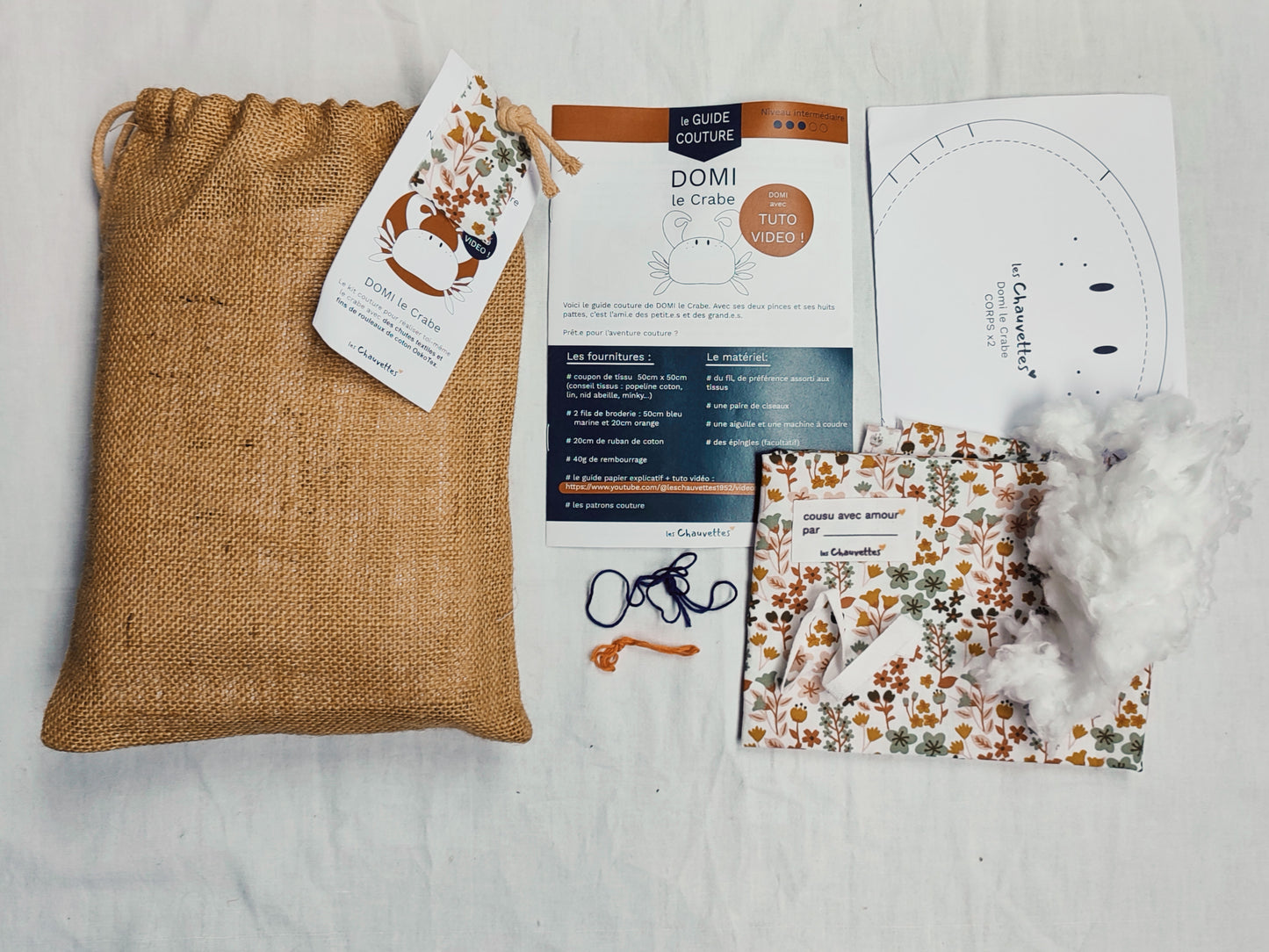 Le Kit couture - DOMI le Crabe