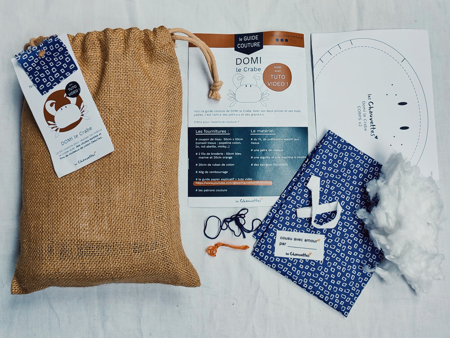 Le Kit couture - DOMI le Crabe