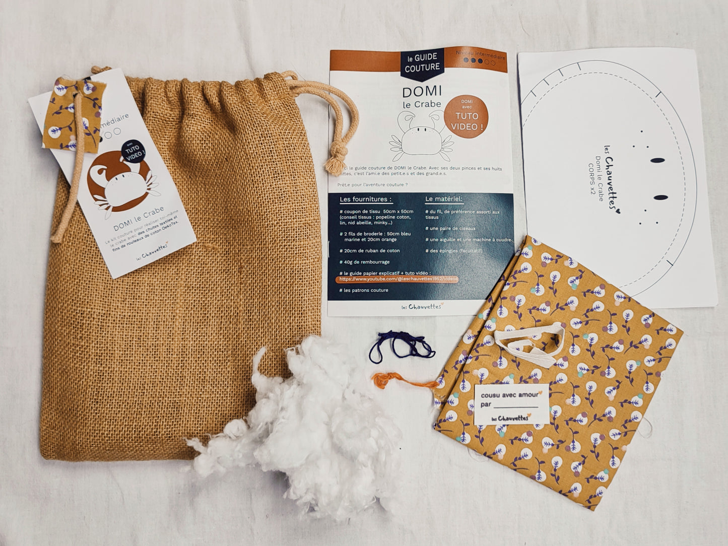 Le Kit couture - DOMI le Crabe